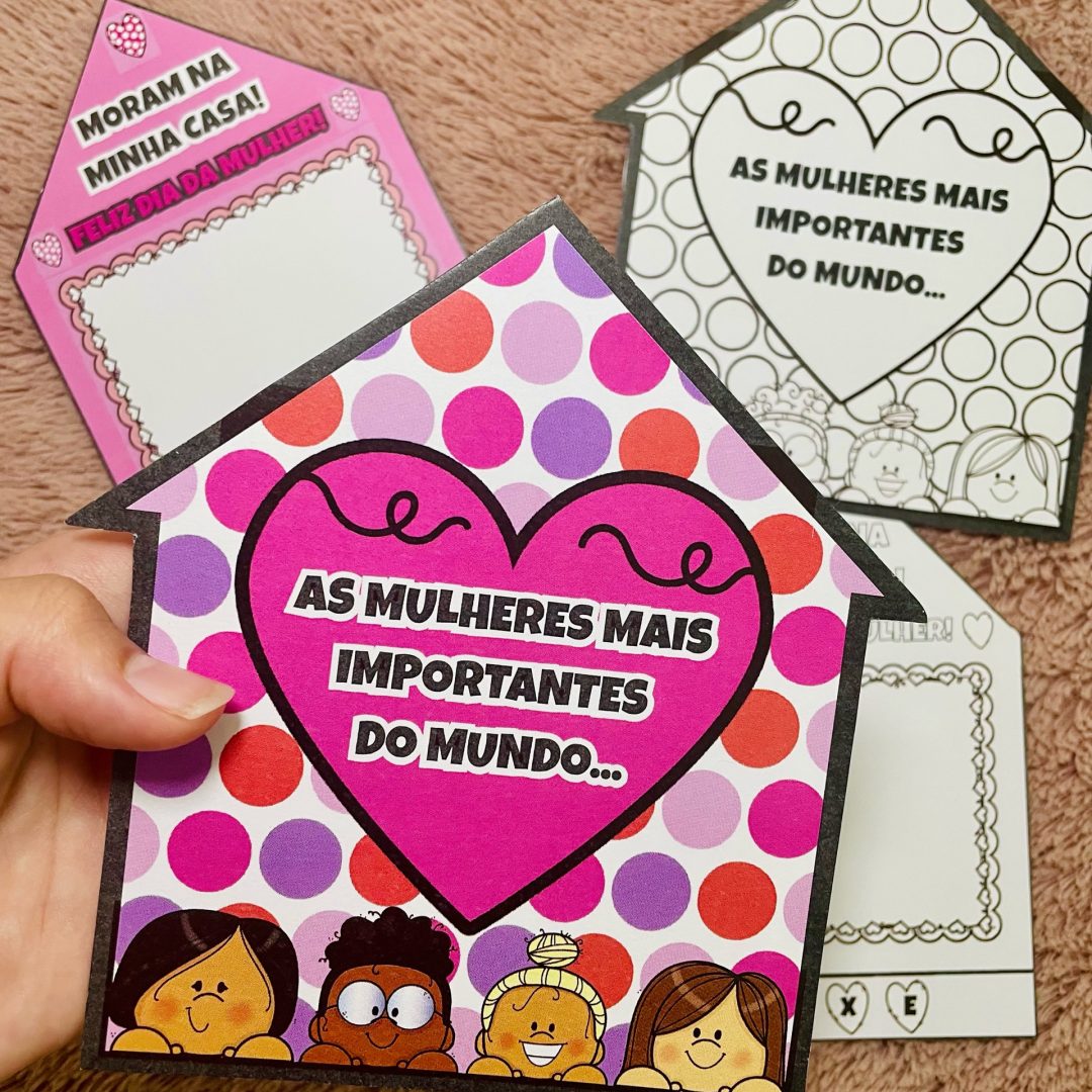 Lembrancinha Interativa – Dia da Mulher