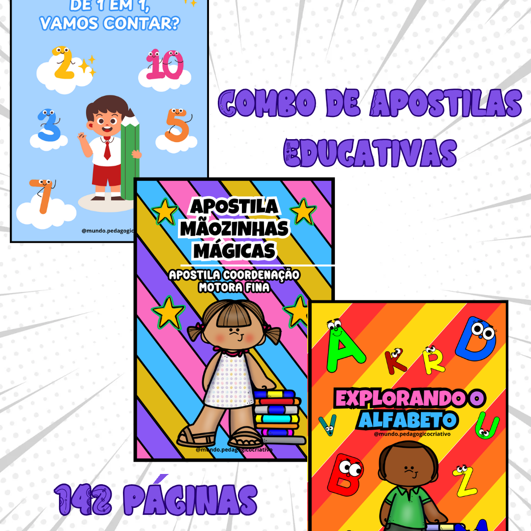 Combo de Apostilas Educativas – Aprender nunca foi tão divertido!