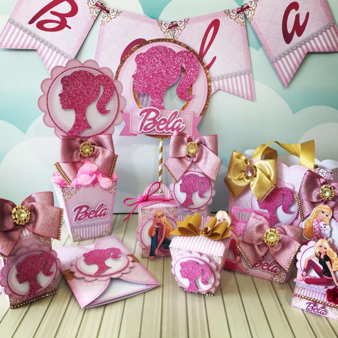 ARQUIVO DIGITAL – KIT PAPELARIA PERSONALIZADA BARBIE