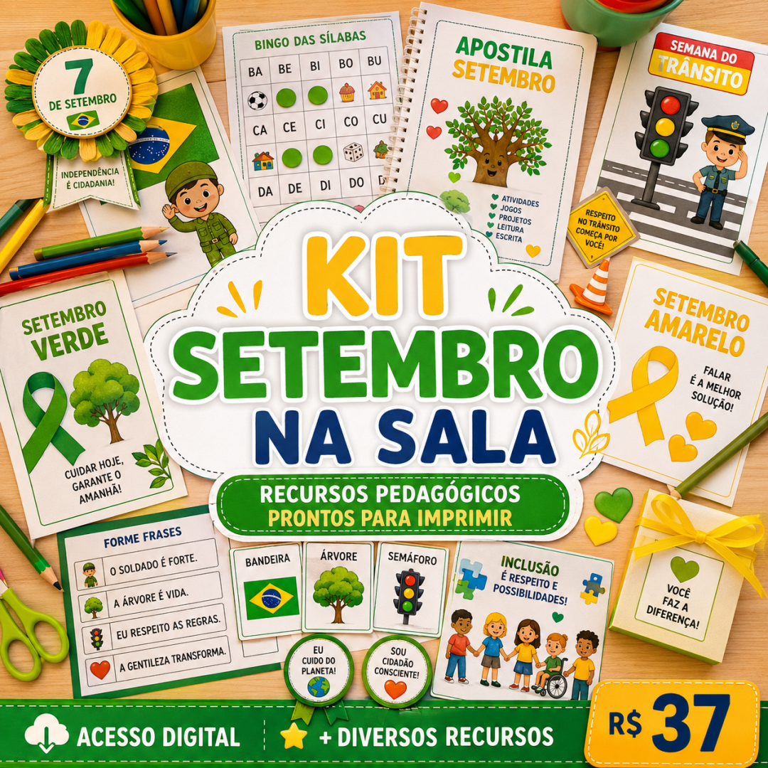 KIT SETEMBRO NA SALA