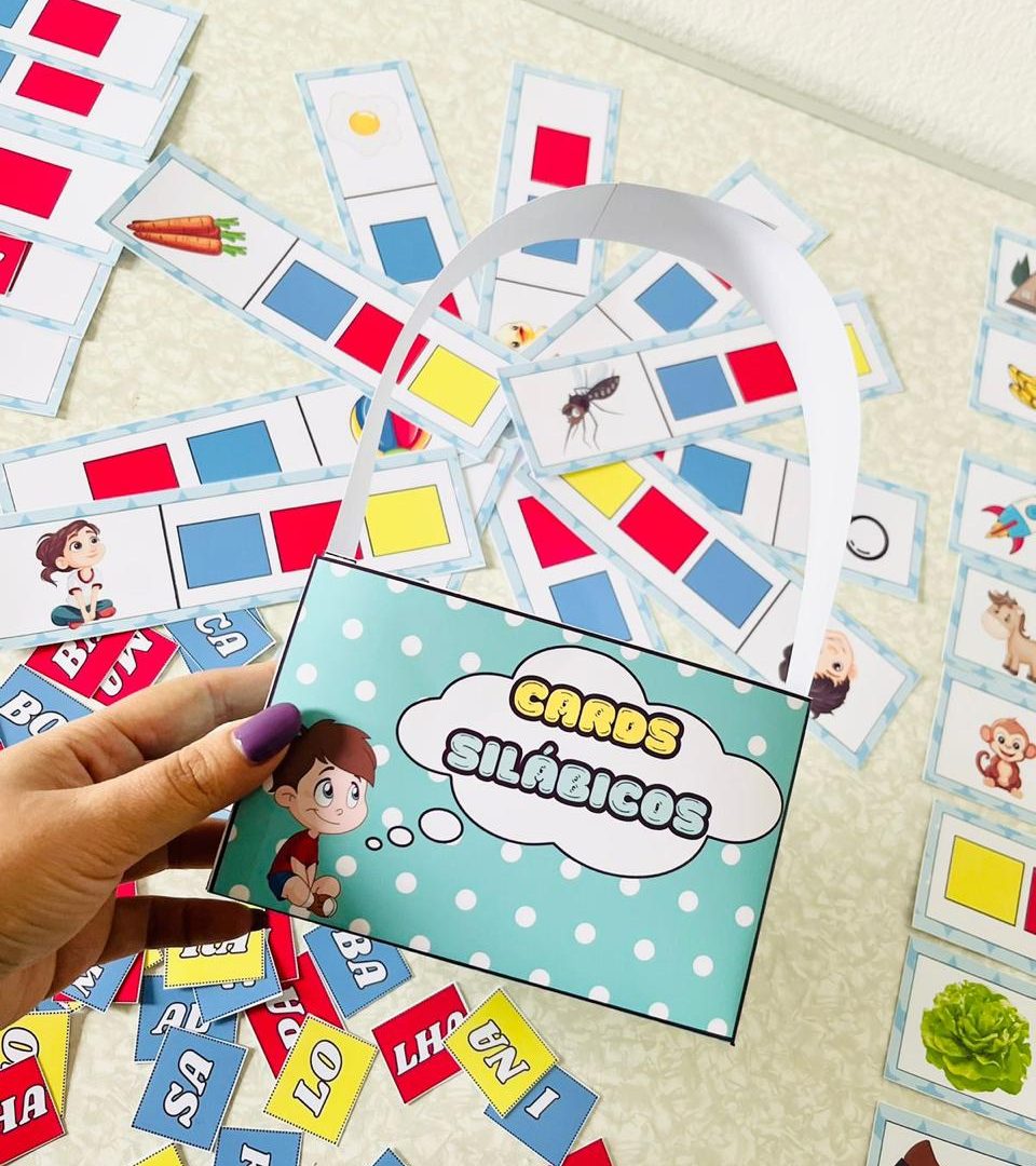 💜 Cards Silábicos — Alfabetização de forma visual e divertida