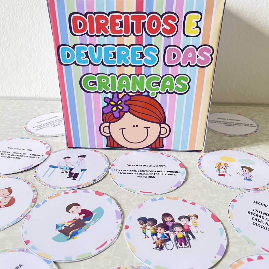 🌈 Caixa Lúdica — Direitos e Deveres das Crianças