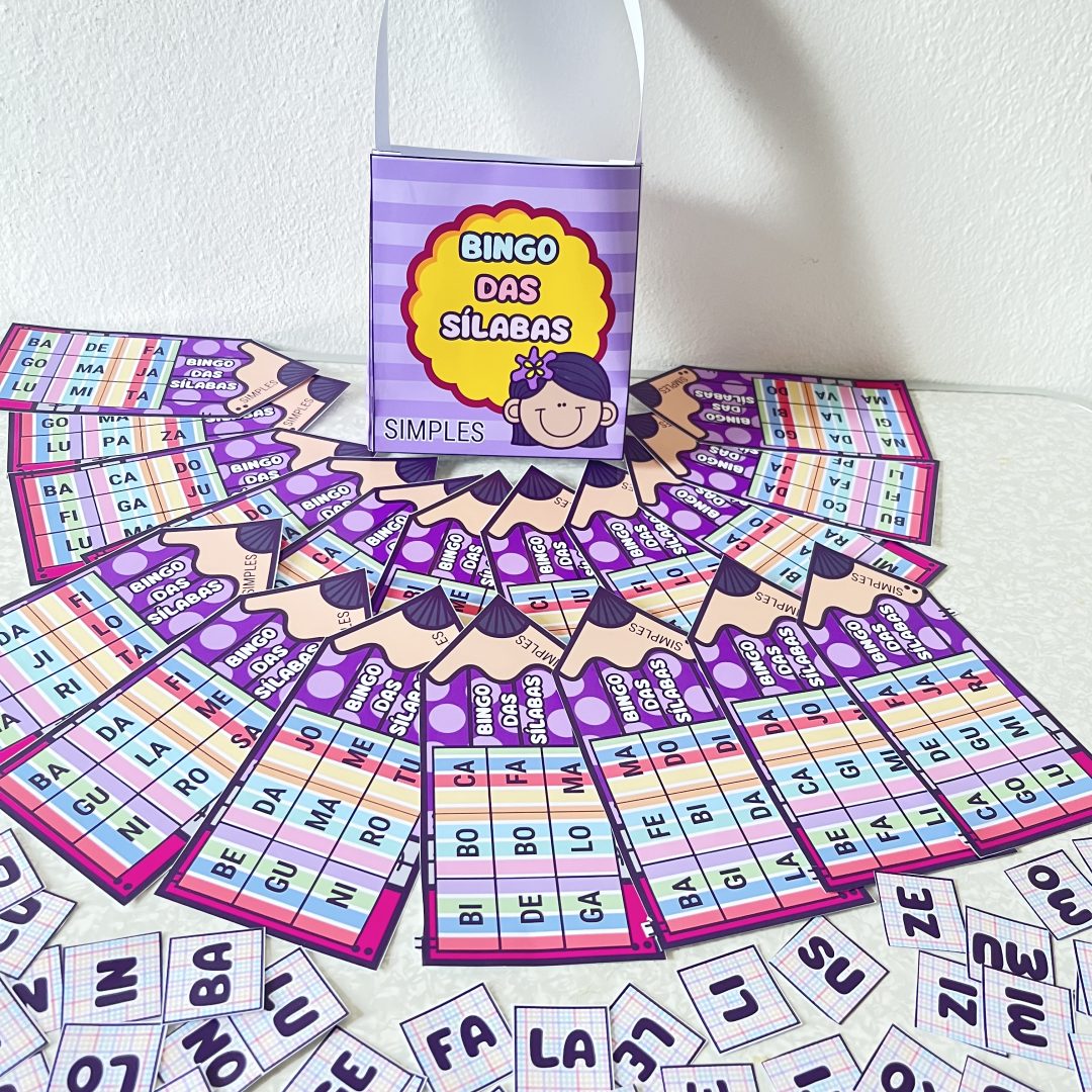 Bingo das Sílabas — Aprender brincando fica muito mais divertido!