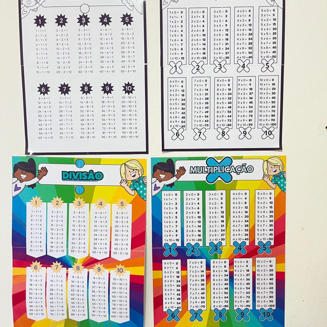Kit Multiplicação e Divisão — Matemática mais visual e prática!