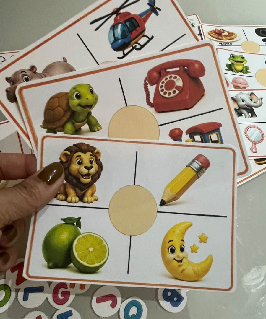 CARDS DO ALFABETO ILUSTRADO — APRENDER BRINCANDO!